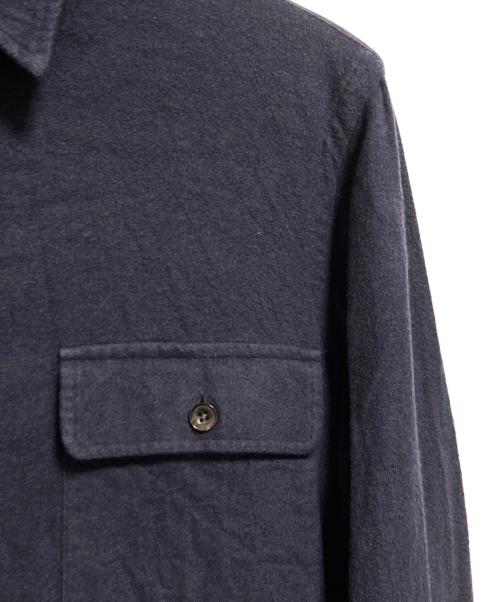 POLO RALPH LAUREN（ポロ・ラルフローレン）POLO RALPH LAUREN (ポロ・ラルフローレン) エルボーパッチ付シャツ ネイビー サイズ:Sの古着・服飾アイテム