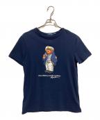 POLO RALPH LAURENポロ・ラルフローレン）の古着「ポロベアプリントTシャツ」｜ネイビー