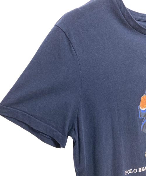 POLO RALPH LAUREN（ポロ・ラルフローレン）POLO RALPH LAUREN (ポロ・ラルフローレン) ポロベアプリントTシャツ ネイビー サイズ:Mの古着・服飾アイテム