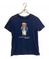 POLO RALPH LAUREN（ポロ・ラルフローレン）の古着「ポロベアプリントTシャツ」｜ネイビー
