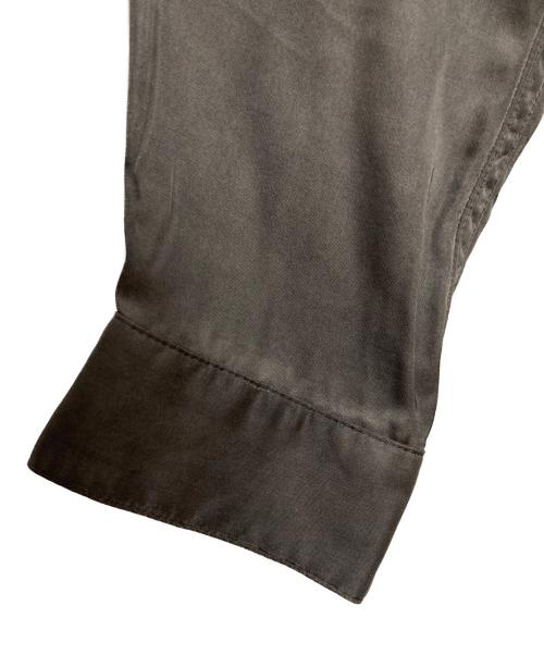 DIESEL（ディーゼル）DIESEL (ディーゼル) ロゴシャツ グレー サイズ:46の古着・服飾アイテム