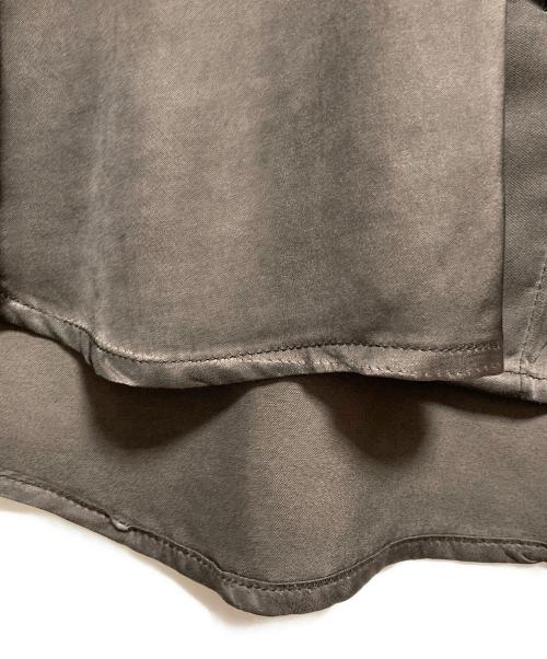DIESEL（ディーゼル）DIESEL (ディーゼル) ロゴシャツ グレー サイズ:46の古着・服飾アイテム