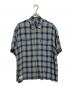 SCOTT（スコット）の古着「OMBRE PLAID SS SHIRT」｜グレー×ブルー