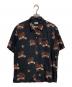 Schott（ショット）の古着「BULLDOG HAWAIIAN SHIRT」｜ブラック