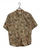 J.CREWジェイクルー）の古着「半袖シャツ」｜ベージュ×ブラック