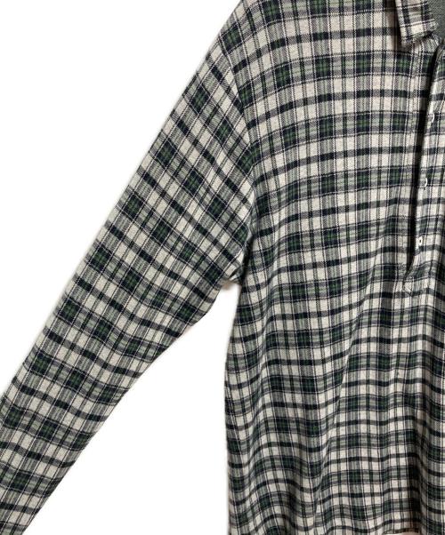 POLO RALPH LAUREN（ポロ・ラルフローレン）POLO RALPH LAUREN (ポロ・ラルフローレン) チェックネルシャツ ホワイト×グリーン サイズ:Lの古着・服飾アイテム
