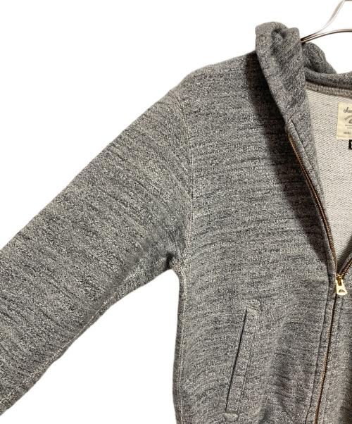 JACKMAN（ジャックマン）jackman (ジャックマン) ジップパーカー グレー サイズ:XSの古着・服飾アイテム