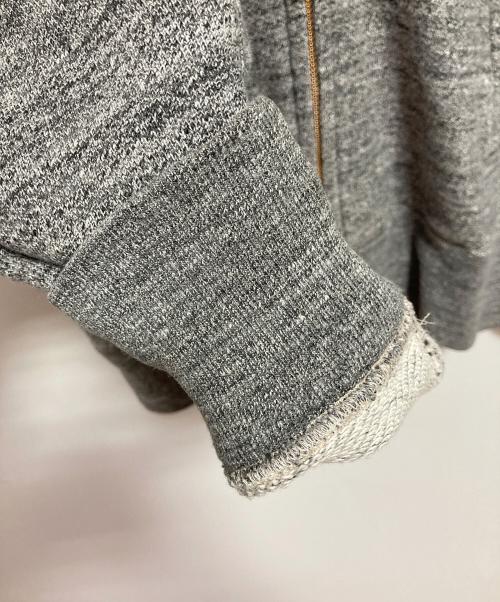 JACKMAN（ジャックマン）jackman (ジャックマン) ジップパーカー グレー サイズ:XSの古着・服飾アイテム