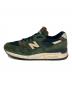 NEW BALANCE (ニューバランス) ローカットスニーカー グリーン サイズ:US10：5000円
