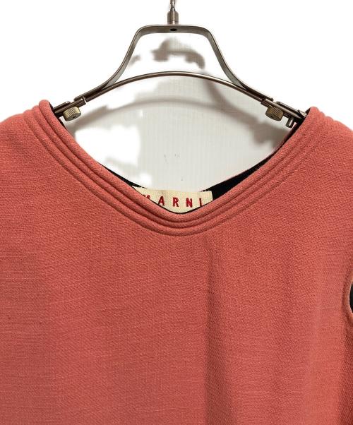 MARNI（マルニ）MARNI (マルニ) ノースリーブワンピース ピンク サイズ:Mの古着・服飾アイテム