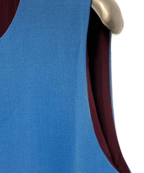 MARNI（マルニ）MARNI (マルニ) ノースリーブワンピース ブルー サイズ:Mの古着・服飾アイテム