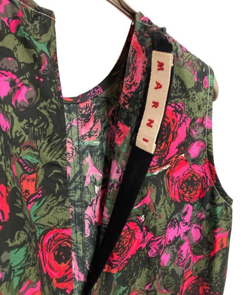 MARNI（マルニ）MARNI (マルニ) 20SS 花柄ワンピース カーキ×レッド サイズ:Mの古着・服飾アイテム