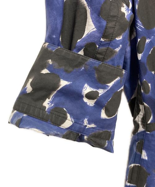 MARNI（マルニ）MARNI (マルニ) 総柄ワンピース ネイビー サイズ:M(38)の古着・服飾アイテム