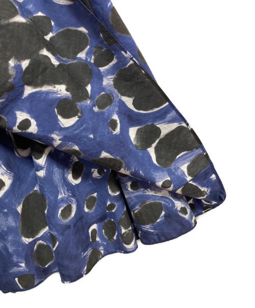 MARNI（マルニ）MARNI (マルニ) 総柄ワンピース ネイビー サイズ:M(38)の古着・服飾アイテム