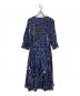 MARNI (マルニ) 総柄ワンピース ネイビー サイズ:M(38)：8000円