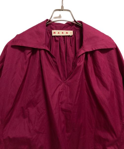 MARNI（マルニ）MARNI (マルニ) プルオーバーシャツ ワンピース ピンク サイズ:Sの古着・服飾アイテム