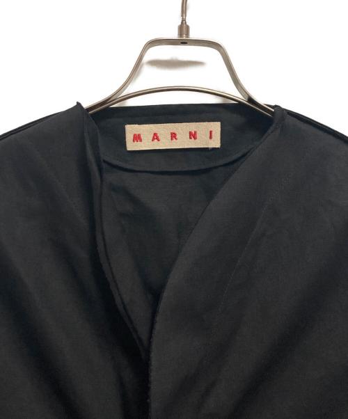 MARNI（マルニ）MARNI (マルニ) フリル切替ジャケット ブラック サイズ:36の古着・服飾アイテム