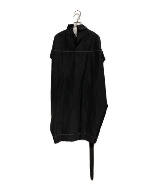 MARNI（マルニ）MARNI (マルニ) リネン混ノースリーブワンピース ブラック サイズ:Sの古着・服飾アイテム