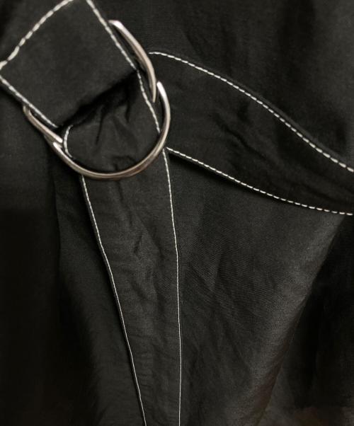 MARNI（マルニ）MARNI (マルニ) リネン混ノースリーブワンピース ブラック サイズ:Sの古着・服飾アイテム