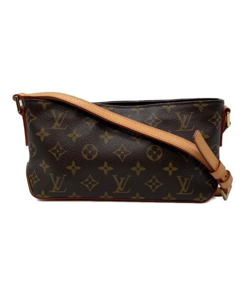 LOUIS VUITTON（ルイ ヴィトン）LOUIS VUITTON (ルイ ヴィトン) ショルダーポーチ ブラウンの古着・服飾アイテム
