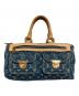 LOUIS VUITTON（ルイ ヴィトン）の古着「モノグラムデニム ネオスピーディ ハンドバッグ」｜ブルー