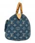 LOUIS VUITTON (ルイ ヴィトン) モノグラムデニム ネオスピーディ ハンドバッグ ブルー：249000円