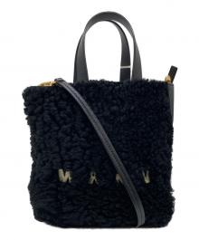 MARNI（マルニ）の古着「MUSEO SOFT MINI TOTE BAG」｜ブラック