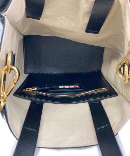 MARNI（マルニ）MARNI (マルニ) MUSEO SOFT MINI TOTE BAG ブラックの古着・服飾アイテム
