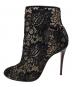 Christian Louboutin (クリスチャン・ルブタン) Miss Tennis 100 Guipure Lace Ankle Boots ブラック サイズ:35：20000円