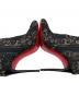中古・古着 Christian Louboutin (クリスチャン・ルブタン) Miss Tennis 100 Guipure Lace Ankle Boots ブラック サイズ:35：20000円