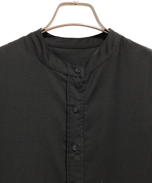 SOEJU（ソージュ）SOEJU (ソージュ) バンドカラーシャツワンピース ブラック サイズ:FREEの古着・服飾アイテム
