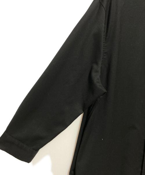 SOEJU（ソージュ）SOEJU (ソージュ) バンドカラーシャツワンピース ブラック サイズ:FREEの古着・服飾アイテム