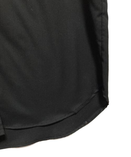 SOEJU（ソージュ）SOEJU (ソージュ) バンドカラーシャツワンピース ブラック サイズ:FREEの古着・服飾アイテム