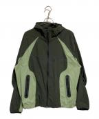 NIKEナイキ）の古着「Dri-FIT Woven Color-Block Loose Oversized Jacket」｜グリーン
