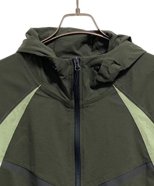 NIKE（ナイキ）NIKE (ナイキ) Dri-FIT Woven Color-Block Loose Oversized Jacket グリーン サイズ:XLの古着・服飾アイテム