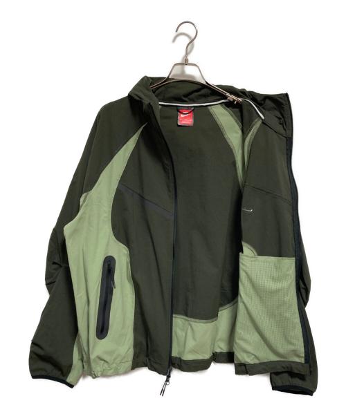 NIKE（ナイキ）NIKE (ナイキ) Dri-FIT Woven Color-Block Loose Oversized Jacket グリーン サイズ:XLの古着・服飾アイテム