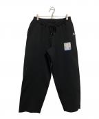 MIHARA YASUHIROミハラヤスヒロ）の古着「MILAN RIB EASY PANTS」｜ブラック