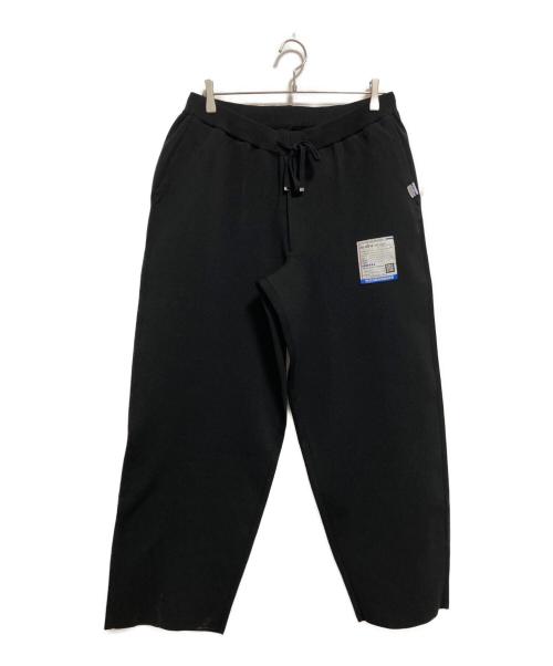 MIHARA YASUHIRO（ミハラヤスヒロ）MIHARA YASUHIRO (ミハラヤスヒロ) MILAN RIB EASY PANTS ブラック サイズ:50の古着・服飾アイテム