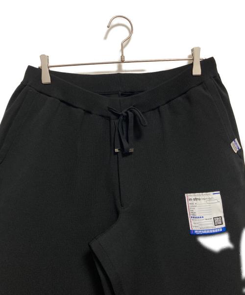 MIHARA YASUHIRO（ミハラヤスヒロ）MIHARA YASUHIRO (ミハラヤスヒロ) MILAN RIB EASY PANTS ブラック サイズ:50の古着・服飾アイテム