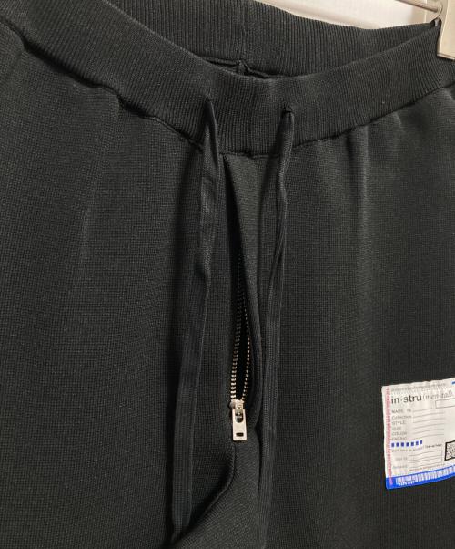 MIHARA YASUHIRO（ミハラヤスヒロ）MIHARA YASUHIRO (ミハラヤスヒロ) MILAN RIB EASY PANTS ブラック サイズ:50の古着・服飾アイテム