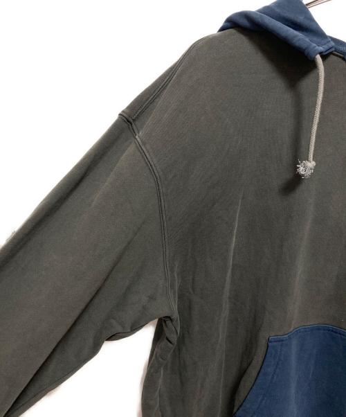 LFYT（エルエフワイティー）LFYT (エルエフワイティー) RETRO WING HOODIE グレー×ブルー サイズ:XLの古着・服飾アイテム