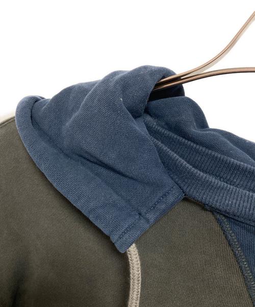 LFYT（エルエフワイティー）LFYT (エルエフワイティー) RETRO WING HOODIE グレー×ブルー サイズ:XLの古着・服飾アイテム