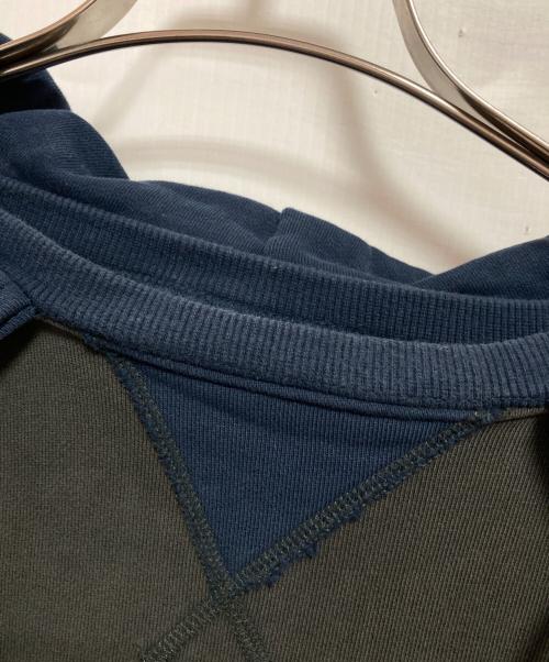 LFYT（エルエフワイティー）LFYT (エルエフワイティー) RETRO WING HOODIE グレー×ブルー サイズ:XLの古着・服飾アイテム