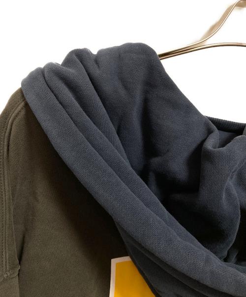 LFYT（エルエフワイティー）LFYT (エルエフワイティー) RETRO WING HOODIE グレー×ブルー サイズ:XLの古着・服飾アイテム