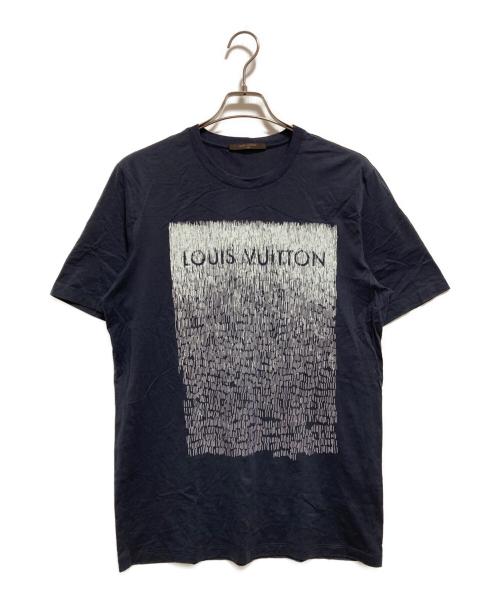 LOUIS VUITTON（ルイ ヴィトン）LOUIS VUITTON (ルイ ヴィトン) ロゴTシャツ ネイビー サイズ:Lの古着・服飾アイテム