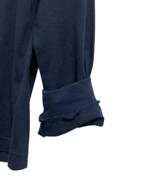 COMME des GARCONS HOMME（コムデギャルソン オム）COMME des GARCONS HOMME (コムデギャルソン オム) 綿天竺 製品プリント L/S Tシャツ ネイビー サイズ:XLの古着・服飾アイテム