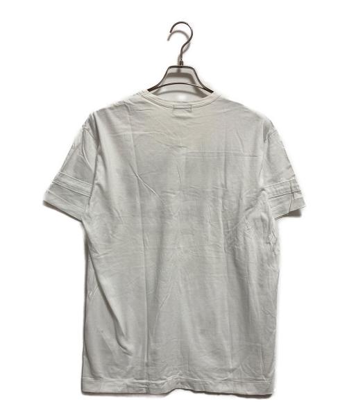 COMME des GARCONS HOMME PLUS（コムデギャルソンオムプリュス）COMME des GARCONS HOMME PLUS (コムデギャルソンオムプリュス) プリントTシャツ ホワイト サイズ:Lの古着・服飾アイテム