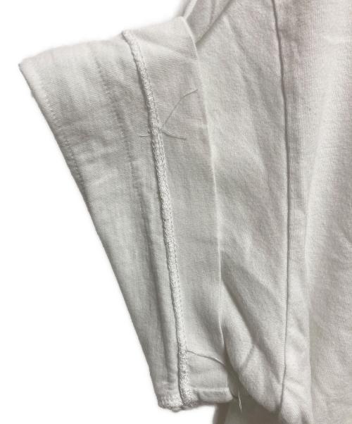 COMME des GARCONS HOMME PLUS（コムデギャルソンオムプリュス）COMME des GARCONS HOMME PLUS (コムデギャルソンオムプリュス) プリントTシャツ ホワイト サイズ:Lの古着・服飾アイテム