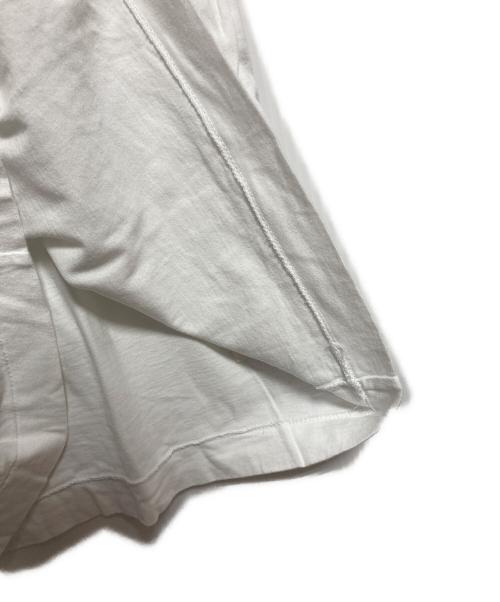 COMME des GARCONS HOMME PLUS（コムデギャルソンオムプリュス）COMME des GARCONS HOMME PLUS (コムデギャルソンオムプリュス) プリントTシャツ ホワイト サイズ:Lの古着・服飾アイテム