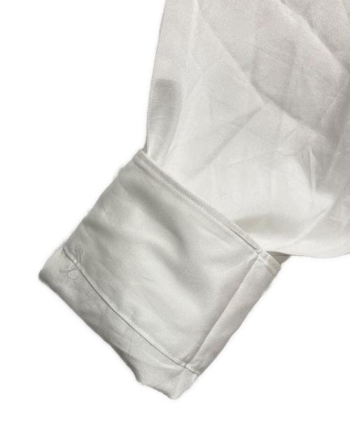 COMME des GARCONS HOMME DEUX（コムデギャルソン オム ドゥ）COMME des GARCONS HOMME DEUX (コムデギャルソン オム ドゥ)  25SS タックデザインロングスリーブシャツ ホワイト サイズ:L 未使用品の古着・服飾アイテム